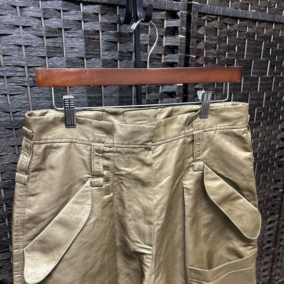Brunello Cucinelli Cargo Wide Legged Dress Pants Size 6 - Picture 7 of 11